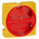 Manette cadenassable IP40 pour interrupteur-sectionneur rotatif composable - 20A à 63A - jaune et rouge - LEGRAND