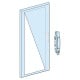 TRANSPARENT DOOR W600 33M PRISMA G IP30 - 08234