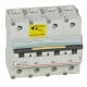 Disjoncteur DX³10000 16kA arrivée haute et départ bas à vis 4P - 400V~ - 100A - courbe C - 6 modules - 409363 - LEGRAND