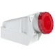 PratiKa industrial socket - 125 A - 3P + N + E - 380...415 V AC - IP67 - 81195