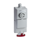 Isoblock interlocked socket - 63 A - 3P + N + E - 380...415 V AC - IP65 - wall - 82883