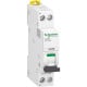 Miniature circuit-breaker, Acti9 iDT40N, 1P+N, 25 A, C curve, 6000 A (IEC 60898-1), 10 kA (IEC 60947-2) - A9P24625