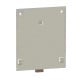 plate for mounting on Omega DIN rail - for voltage transformer - ABL6AM01