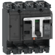 circuit breaker basic frame, ComPacT NSX100S DC, 100 kA at 750 VDC, 100 A, without trip unit, 4 poles - C10S4D