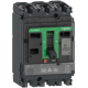 circuit breaker ComPacT NSX100HB1, 75 kA at 690 VAC, MicroLogic 2.2 M trip unit 100 A, 3 poles 3d - C10V32M100