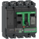 Circuit breaker, ComPacT NSX160B, 25kA/415VAC, 4 poles, MicroLogic Vigi 7.2E trip unit 100A - C16B47E100