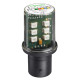 Lampadina LED verde - BA 15D - 24 V - DL1BDB3