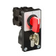 cam start selector switch - 1-pole - 60 °- 12 A - front mounting - red handle - K1D032RZ2