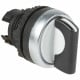 Bouton tournant non lumineux à manette noire IP69 Osmoz composable - 3 positions fixes 45° - 023923 - LEGRAND