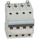 Disjoncteur DX³10000 16kA arrivée haute et départ bas à vis 4P - 400V~ - 63A - courbe C - 4 modules - 409361 - LEGRAND