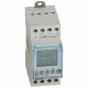 Interrupteur horaire digital modulaire programmable journalière ou hebdomadaire - 2 sorties 16A 250V~ - 230V~ - 412641 - LEGRAND