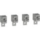 aluminium bare cable connectors, Compact NSX, for 1 cable 120 mm² to 240 mm², 250 A, set of 4 parts - LV429245