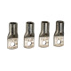 crimp lugs for copper cable, 120 mm², set of 4 parts - LV429256