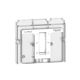 front cover for DC circuit breaker, ComPacT NSX 100-250 new generation, spare part - LV43435DT