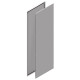 Spacial SF external fixing side panels - 2200x800 mm - NSY2SP228