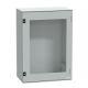 wall-mounting enclosure polyester monobloc IP66 H747xW536xD300mm glazed door - NSYPLM75TG