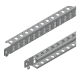 Spacial SF/SM - 2 traverses perforées à fixation rapide 1 rangée - 40x400mm  - NSYSQCR4040