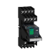 Zelio Relay RXM - relais sur embase cont mixtes - 4OF - 6A - test+DEL - 24VDC