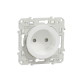 Odace, 1 socket-outlet, 2P, shuttered, 16 A, white - S520033