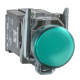 Lampada spia Ø22 - IP65 - verde - lampadina BA 9S - 230V - XB4BV43