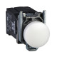 Harmony XB4, Signaallamp, Rond, LED, Ø22mm,400V, Wit - XB4BV5B1