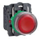 Harmony bt-pous lumineux rouge Ø22 - impulsion - 24V - 1O+1F - XB5AW34B5