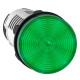 Harmony XB7, Signaallamp, Rond, LED, 230V, Schroefklemmen, Groen - XB7EV03MP