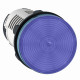 Harmony XB7, Signaallamp, Rond, Ø22mm, LED, 230-240V, Schroefklem, Blauw - XB7EV06MP