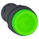 Harmony XB7 - Drukknop - Verlicht - LED - Druk/drukontgr. - 1NO - 24V - Groen - XB7NJ03B1