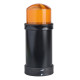 Ø 70 mm illuminated unit - flashing - orange - IP65 - 48 V - XVBC8E5