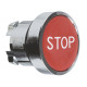 red flush pushbutton head Ø22 spring return 