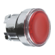 Kop voor verlichte drukknop, Ø22mm, Ongemarkeerd, Rood chroom - ZB4BA48