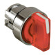 Cabeza selector luminoso  3 posiciones   rojo - ZB4BK1543