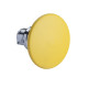 yellow Ø60 mushroom pushbutton head Ø22 spring return - ZB4BR5