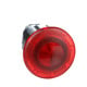 Cabeza par emergencia luminoso 40mm rojo push pull - ZB4BW643