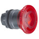 Harmony XB5, Vuistslagkop Ø40mm drukknop, Draaiontgrendeling, Ø22mm, Rood - ZB5AW743