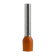 DZ5 - embout de câble isolé - format moyen - 4mm² - orange - NF  - DZ5CE042