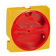 Manette cadenassable IP65 pour interrupteur-sectionneur rotatif composable Ø22 - 20A à 32A - jaune et rouge - LEGRAND