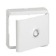 Habillage + porte blanche pour platines de branchement DRIVIA - Blanc RAL9003 - LEGRAND