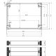 Spacial SF/SM - socle frontal - 200x1600mm  - NSYSPF16200