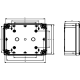 PC box IP66 IK08 RAL7035 Int.H150W105D80 Ext.H164W121D87 opaque PC cover H20 - NSYTBP16128