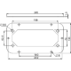 Standard for Spacial S3D encl. RAL7035, L245xW130 - NSYTLCFL