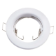 VT-778 Swivel Cup GU10 White Recessed Spot - VTAC3584