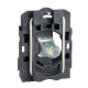 Harmony XB5, Signaallamphouder, LED, 24-120V, Wit - ZB5AVBG1