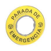 Harmony - étiquette circulaire jaune 3D - Ø60 - Parada de Emergencia  ZBY9420