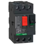 Interruttore automatico magnetotermico GV2ME con controllo a pulsante e range regolazione protezione termica da 6 A a 10 A, 3P, connessione a vite - GV2ME14