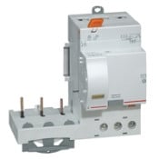 Bloc différentiel adaptable DX³ 3P 30mA 63A Type A - 3 modules - LEG410480