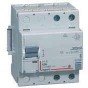 LEG411844 - Interrupteur différentiel DX³-ID haut/bas vis - 2P 230V~ 40A B 300mA -4 modules - Legrand 