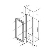 Spacial S3D - cadre de juxtaposition pour coffret 435x185mm  NSYAEUBU41SC