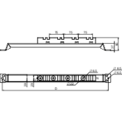 NSYAS600 Spacial- support calage inferieur - L600mm